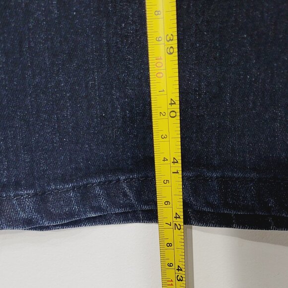 Suko Jeans Women's Dark Wash Cotton Blend Mid-Rise Bootcut Denim Jean Size 14 - Picture 12 of 15